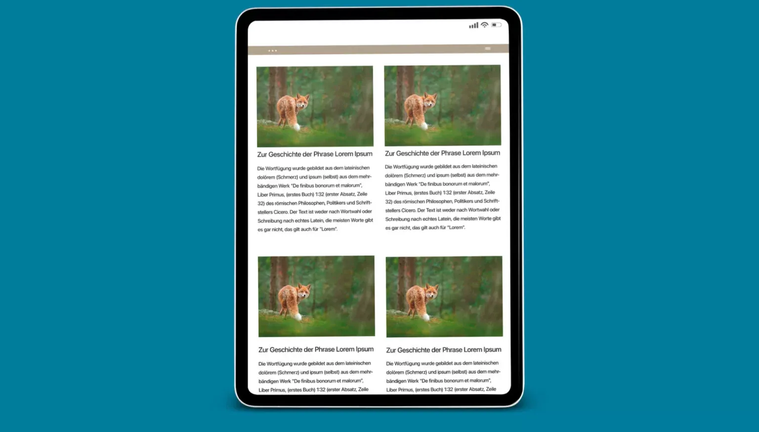 Css Container Queries Beispiel Tablet