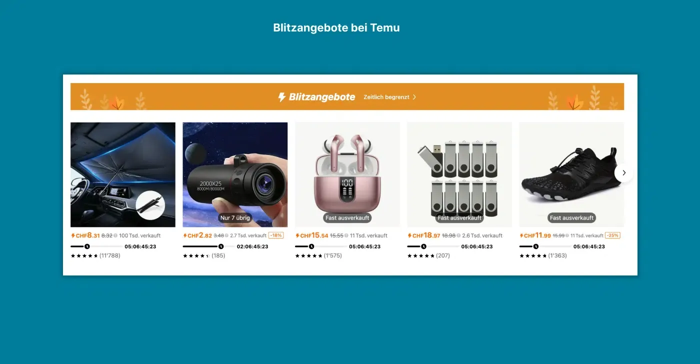 Blitzangebote